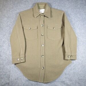 Wilfred Free Aritzia Womens The Ganna Shacket Shirt Jacket Merino Wool Size M